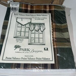 Park Designs Striped Window Valance